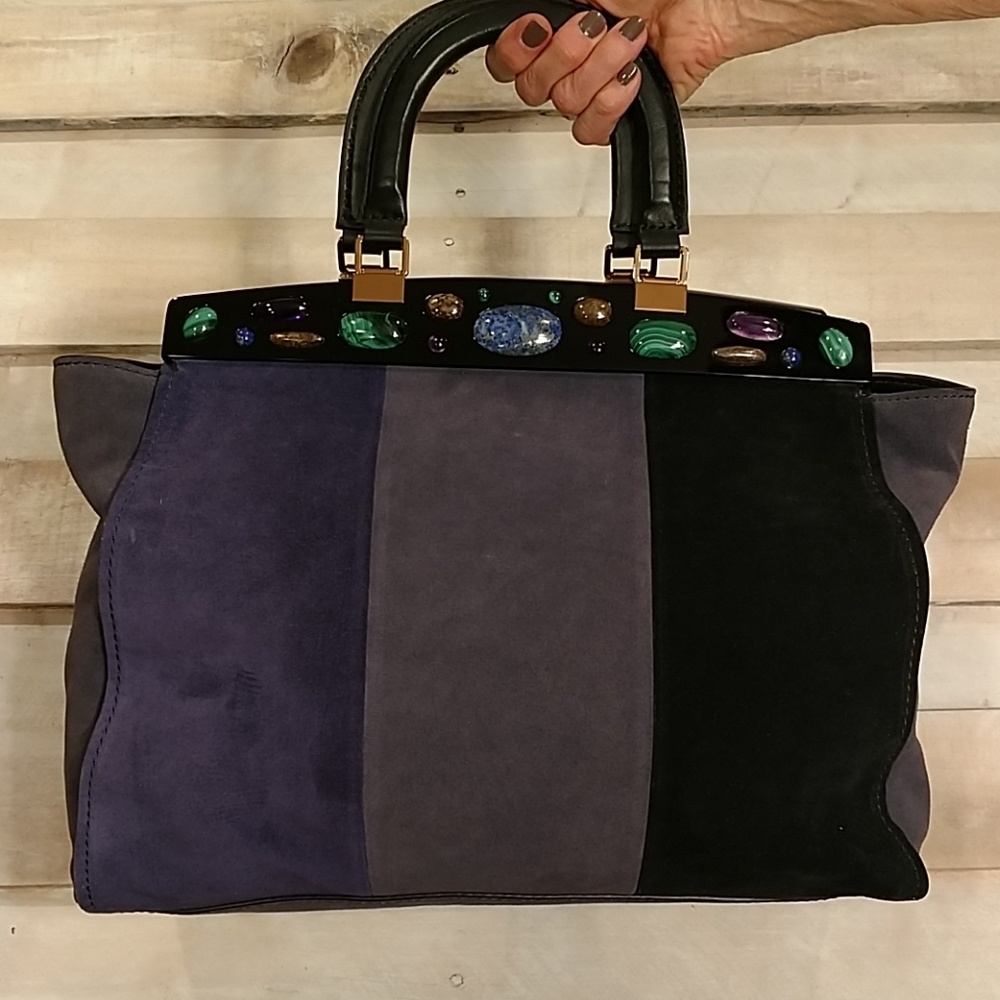 TORY BURCH - SUEDE SATCHEL